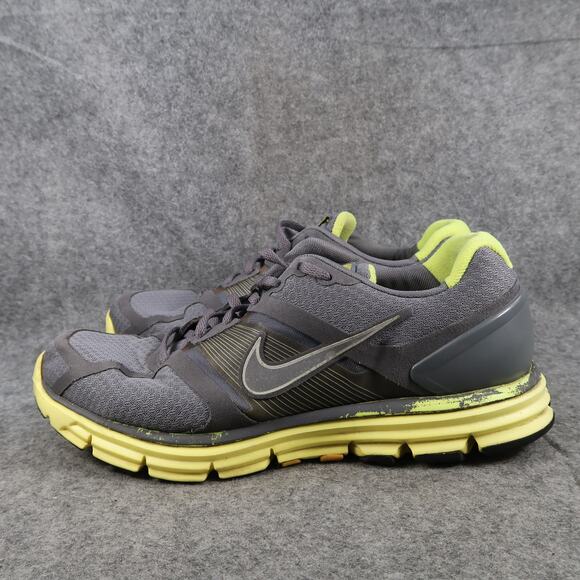 Nike Shoes Mens 10 Athletic Trainer Lunarglide Running Sneaker Active Sport Gray - Picture 5 of 15